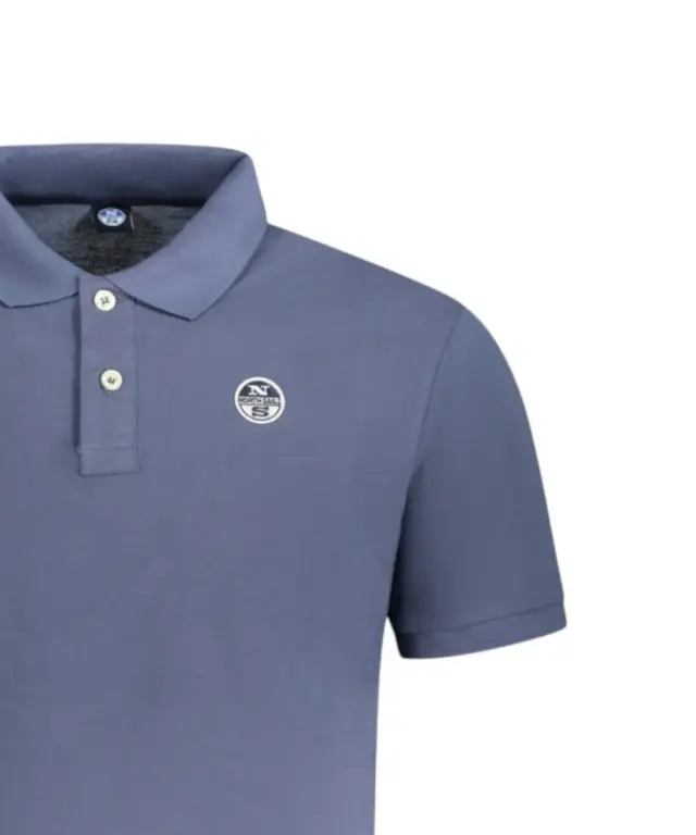 North Sails - Ανδρικό Κοντομάνικο Polo T-Shirt 995011-000-0772 Μπλε Σκούρο - S 3