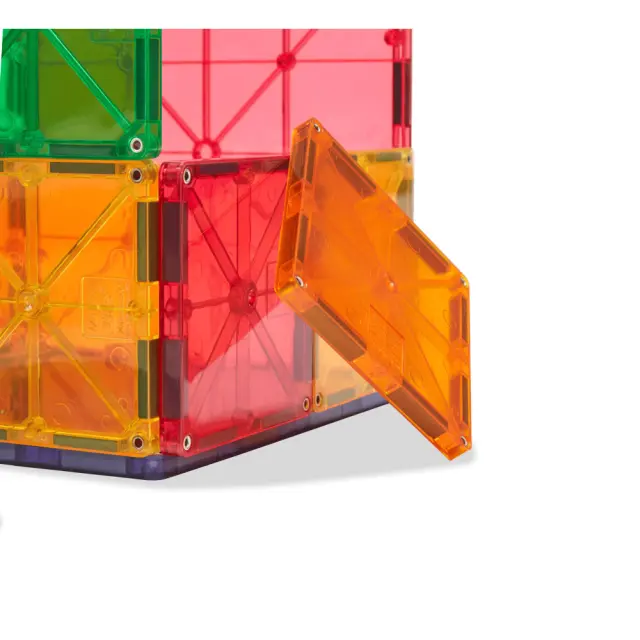 Magna-Tiles Μαγνητικό Παιχνίδι Μαγνητικά Πλακίδια Clear Colors 32 Κομμάτια για 3+ ετών 02132 3