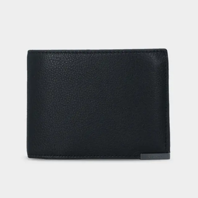 Calvin Klein - Ανδρικό Δερμάτινο Πορτοφόλι Modern Plaque Trifold 10CC Coin K50K510311-BAX Μαύρο