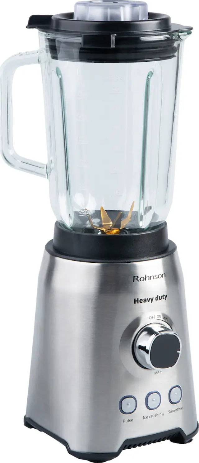 Rohnson R-583 Μπλέντερ για Smoothies με Γυάλινη Κανάτα 1.5lt 1400W Inox 2