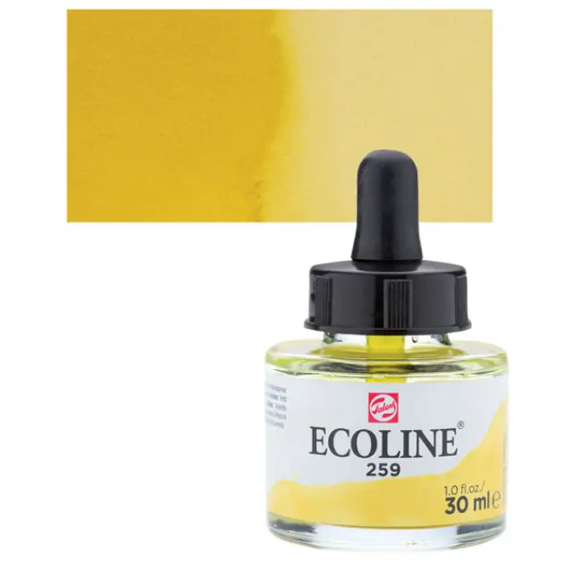 Μελάνι Talens Ecoline - 259 Sand Yellow - 30ml