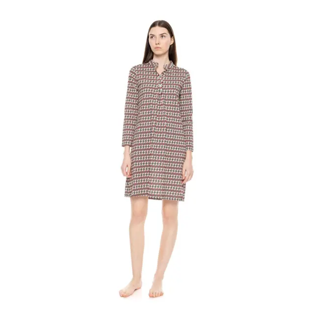 Νυχτικό Forest Green Geo W1562 Τύπος Pink Label