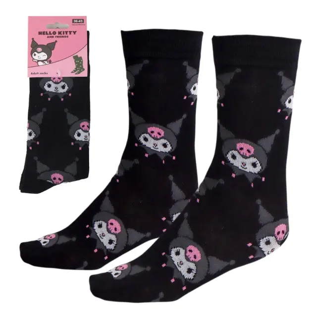 Κάλτσες Hello Kitty Kuromi adult socks Size 36-43 2900003026