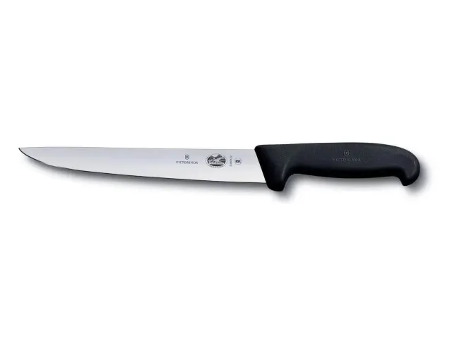 Μαχαίρι Κρέατος Victorinox Fibrox με στενή λεπίδα και μήκος 22cm - Black5.5503.22 3