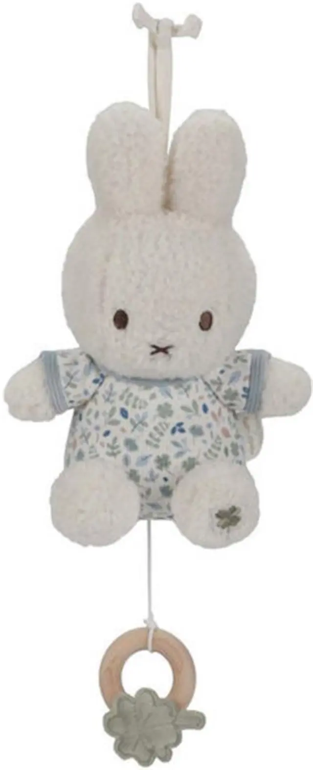 Little Dutch Υφασμάτινο μουσικό κουκλάκι Miffy - Lucky Leaves GRS / LD-NIJN465 (Little Dutch)