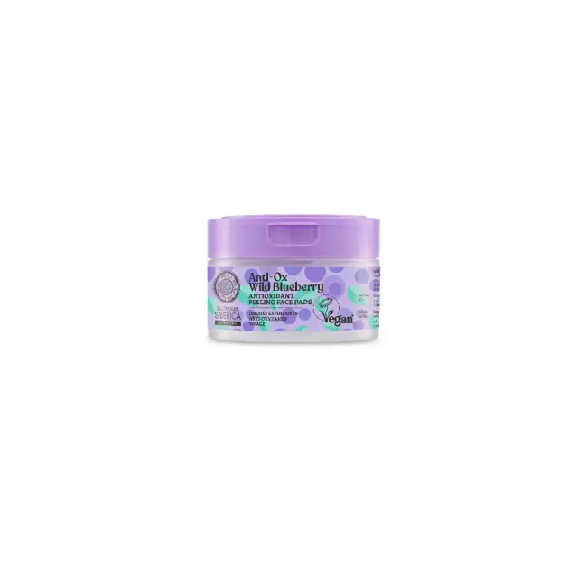 Natura Siberica Anti-OX Wild Blueberry Antioxidant Peeling Face Pads Αντιοξειδωτικά Peeling Pads Προσώπου 20τεμ