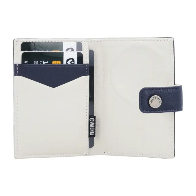 Valenta Δερμάτινο Πορτοφόλι Ανδρικό με RFID / Leather Wallet: MagSafe Luxe (5 χρώματα) - Μπλε σκούρο 2
