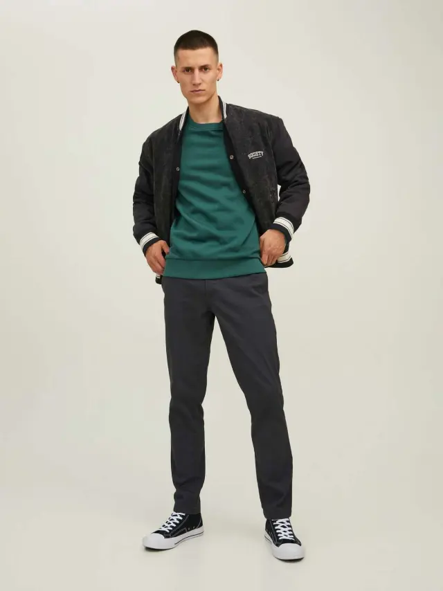 JORJERRY SC SWEAT CREW NECK FST Trekking Green 2