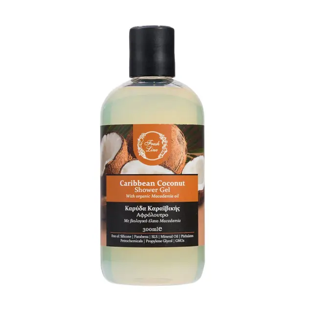 Fresh Line Caribbean Coconut Αφρόλουτρο 300ml