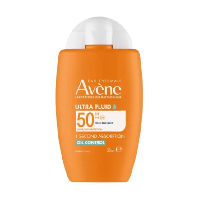EAU THERMALE AVÈNE ULTRA FLUID OIL CONTROL SPF50 ΛΕΠΤΟΡΡΕΥΣΤΟ ΑΝΤΗΛΙΑΚΟ ΠΡΟΣΩΠΟΥ ΓΙΑ ΜΑΤ ΑΠΟΤΕΛΕΣΜΑΤΑ 50ml
