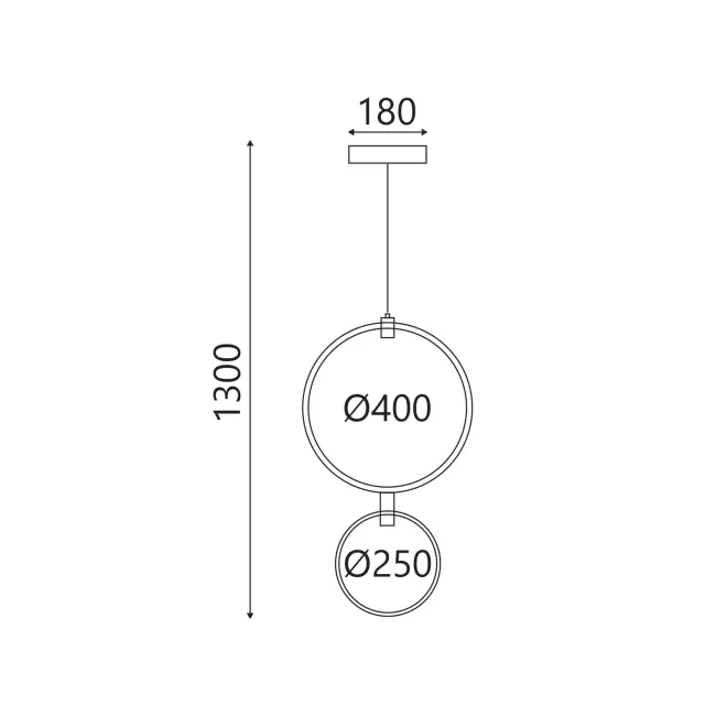 ΚΡΕΜΑΣΤΟ ΦΩΤΙΣΤΙΚΟ LED ACA KY011ECWH TWIN ΑΜΜΩΔΕΣ ΛΕΥΚΟ ΑΛΟΥΜΙΝΙΟ + ΣΙΛΙΚΟΝΗ 30W 2800K-3200K-4000K 1200LM IP20 250+400MM / KY011ECWH 2