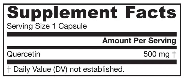 Jarrow Formulas Quercetin 500 mg 2