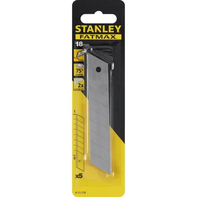 ΛΑΜΕΣ ΣΠΑΣΤΕΣ ΓΙΑ ΚΟΦΤΗ 18MM STANLEY 5TEM 0-11-718