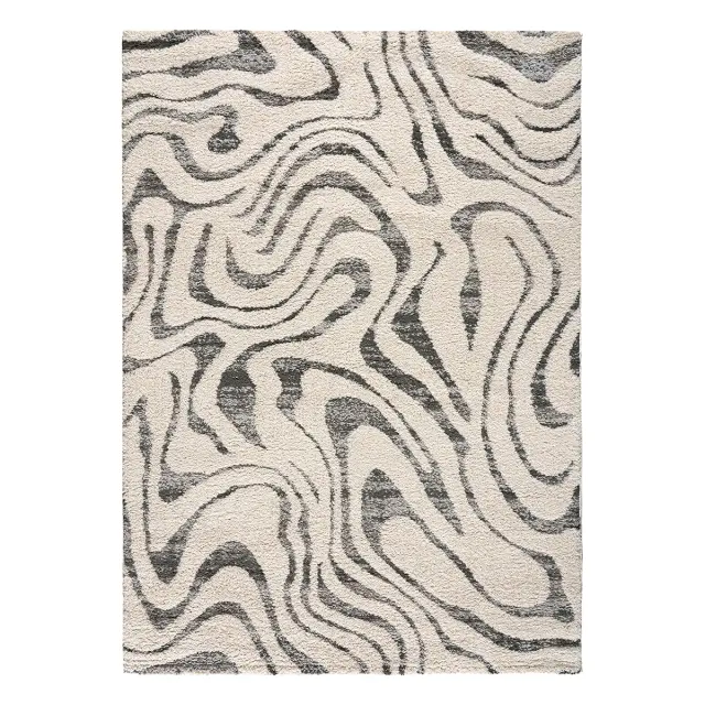 Χαλί 160x230 Beauty Home Puffy Art 9660 Γκρι P.P.Heat Set-Shrink Polyester