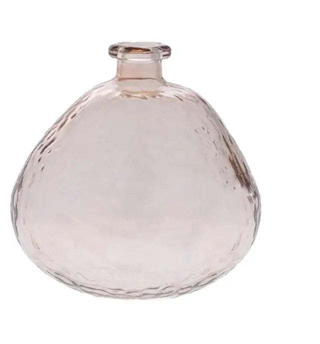 Βαζάκι γυάλινο στρογγυλό πορτοκαλί 12x12cm Iliadis 93968