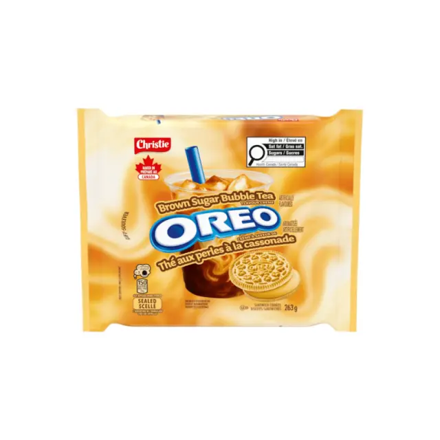 Christie Oreo Brown Sugar Bubble Tea 263gr (canada)