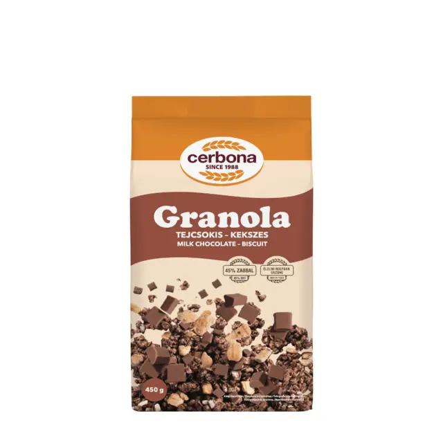 Cerbona Milk Chocolate-Biscuit Granola