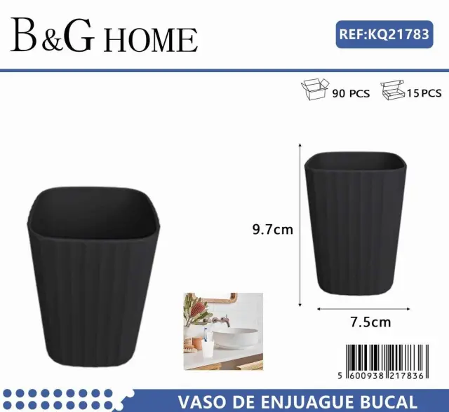 Θήκες οδοντόβουρτσας πλαστικές σε σετ 5Χ - Black - 21783 2