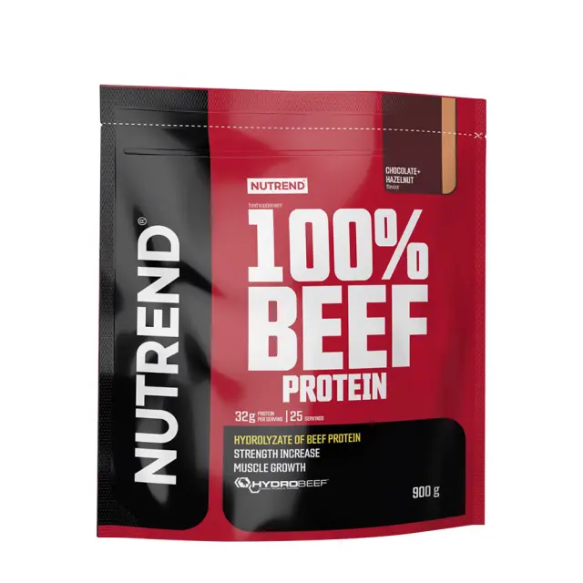 Nutrend 100% Beef Protein Chocolate Hazelnut, 900 g