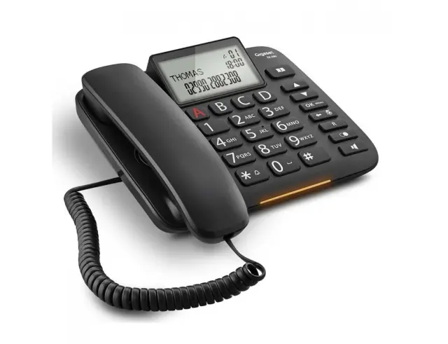 Eνσύρματο Τηλέφωνο Gigaset DL380 S30850-S217-R601 - BlackS30850-S217-R601 3
