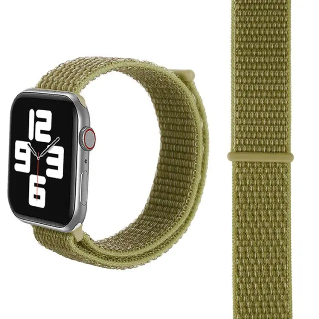Simple Nylon Λουράκι για Apple Watch 38/40/41/42(Series 10/11/12)- Green OEM 3
