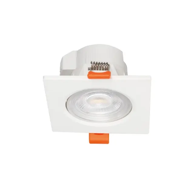 LED SMD ΧΩΝΕΥΤΟ ΚΙΝΗΤΟ ΦΩΤΙΣΤΙΚΟ ΣΠΟΤ ΜΕ ΔΙΑΚΟΠΤΗ ΛΕΥΚΟ ΤΕΤΡΑΓΩΝΟ 230V AC 7W CCT 40°IP20 Ra80 ΜΕ ΠΡΟΡΥΘΜΙΣΗ 3000K / FALKO7S