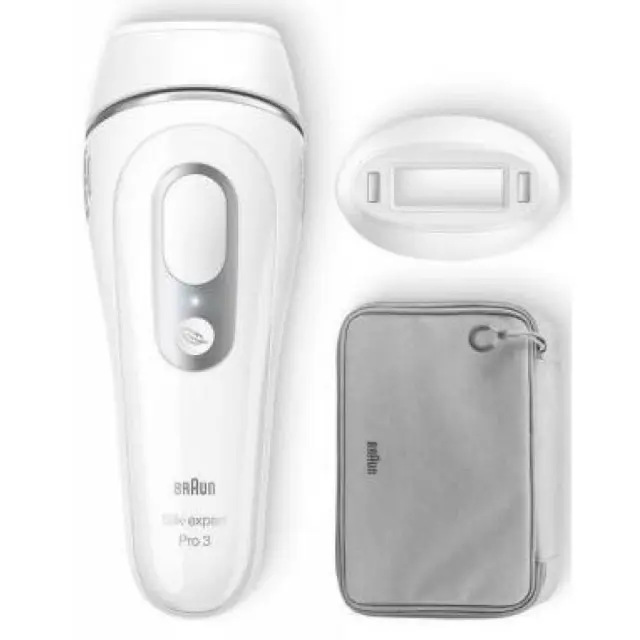 Braun Epilatore Elettrico Silk-Expert Pro 3 PL3020 Bianco/Grigio