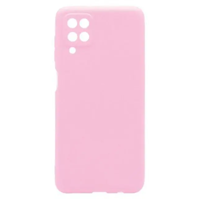 Θήκη Soft TPU inos Samsung Galaxy A12/ A12 Nacho/ M12 S-Cover Ροζ N54520