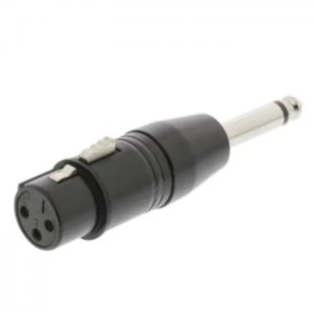 Αντάπτορας XLR 3-Pin θηλ. σε 6.35 mm mono αρσ. 2