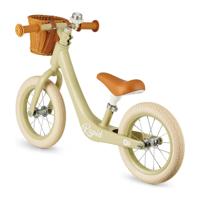Kinderkraft Rapid 2 Ποδήλατο Ισορροπίας με Καλάθι Green 2+ Ετών 3