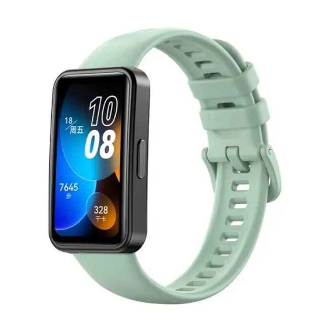 Ανταλλακτικό Λουράκι Σιλικόνης για Huawei Band 8 / 9 /10 -Light Green OEM