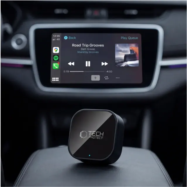 Tech-Protect® UltraBoost Apple Carplay/Android Auto USB Adapter Bluetooth 5.4 (CA01)-Black 3