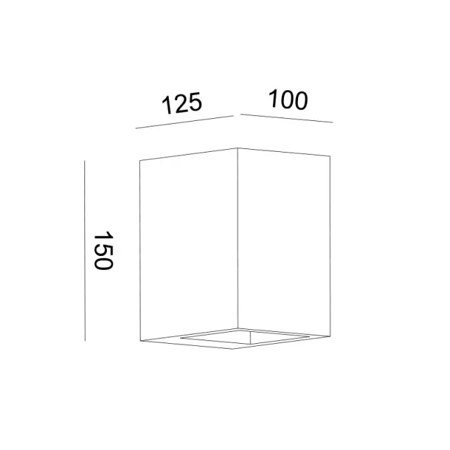 ΓΥΨΙΝΟ ΕΠΙΤΟΙΧΟ Φ/Σ 1XG9 BLOCK 10x12,5x15CM / G85231W 2