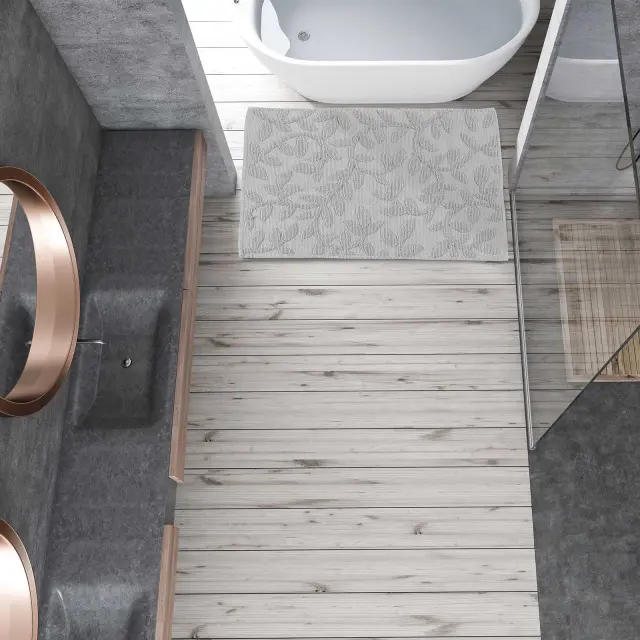 Πατάκι Μπάνιου 50Χ80 Bathmats Das Home 0628 Γκρι 3