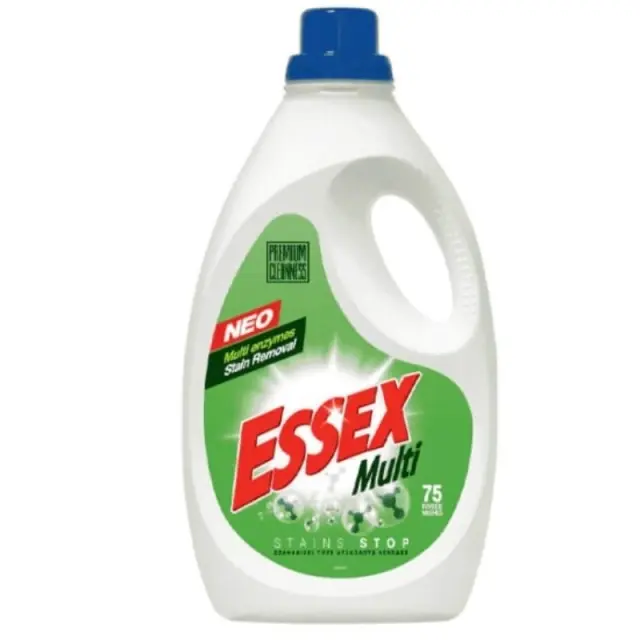 Essex Multi Stains Stop Υγρό Απορρυπαντικό ρούχων 3.75lt (75 Μεζούρες)