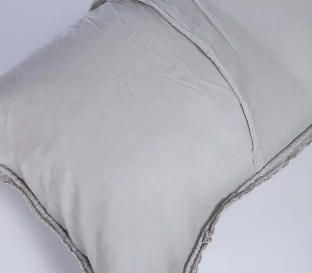 Nef-Nef Homeware Μαξιλαροθήκες Σετ 2 Τεμαχίων Brunno 52x72 Silver 2