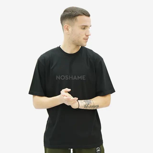 T-shirt Noshame® Μαύρο Oversized - 132403 - XXL