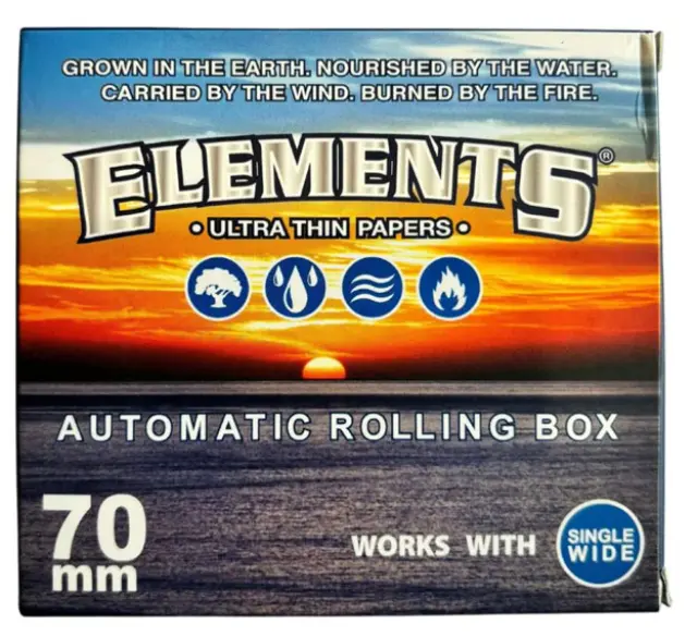 Element Automatic Roll Box Ταμπακιέρα Blue - 70mm 2
