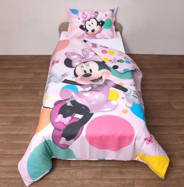 Σετ Παπλωματοθήκη 160Χ200 Μονή Heroes Viopros Minnie 51 100% βαμβακερό
