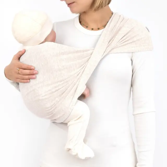 Εργονομικός Μάρσιπος Duo Baby Carrier Size 1 Μπεζ 3