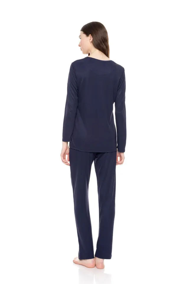 WN-1504 - Yacht Blue - PYJAMA BAMBOO SOLID 3