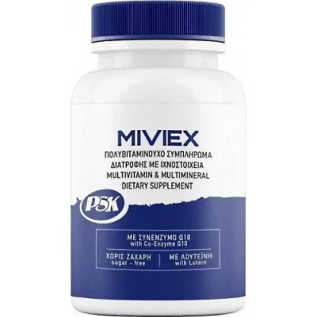 Psk Miviex Multivitamin + Multimineral 30caps (Πολυβιταμινούχο Συμπλήρωμα Διατροφής)