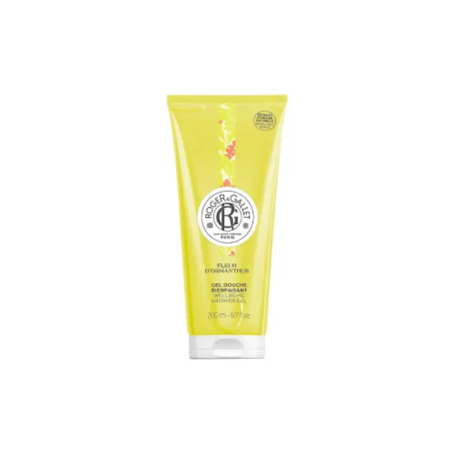 Roger & Gallet Fleur D' Osmanthus Gel Douche Bienfaisant Αναζωογονητικό Αφρόλουτρο Gel Σώματος με Αλόε Βέρα & Άρωμα Όσμανθου, 200ml