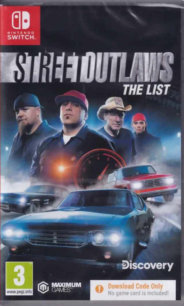 Street Outlaws: The List (Code In A Box) - Nintendo Switch