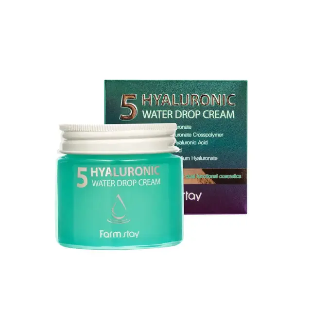 Farmstay 5 Hyaluronic Water Drop Ενυδατική Κρέμα με Υαλουρονικό 80ml