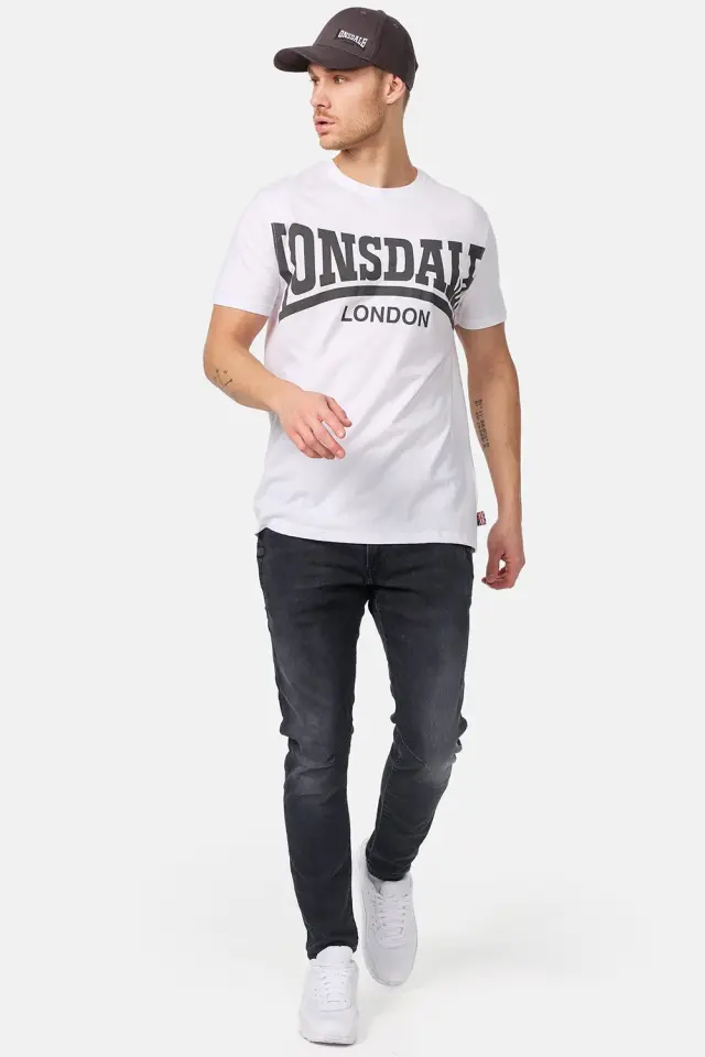 LONSDALE YORK ΑΝΔΡΙΚΗ ΜΠΛΟΥΖΑ WHITE