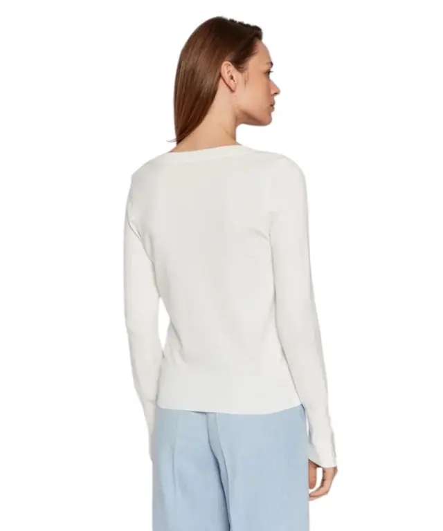 Guess - Γυναικεία Ζακέτα Zena Regular Fit W2YR33Z2V62-G012 Λευκό - 2XL 2