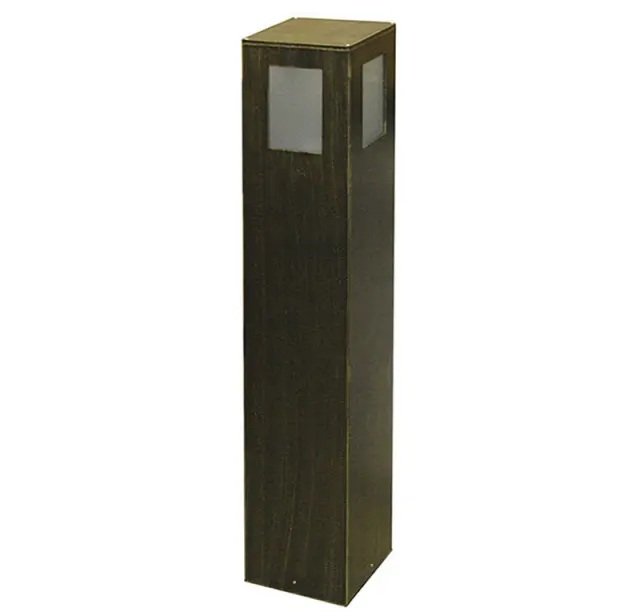 ΚΟΛΩΝΑ ΑΛΟΥΜΙΝΙΟΥ ΤΕΤΡΑΓΩΝΗ D15x15cm h:90cm Ε27 ΡΟΥΣΤΙΚ