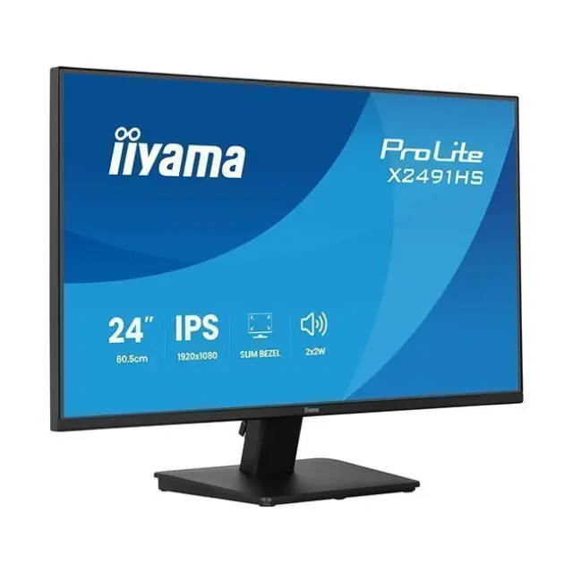IIYAMA Monitor 24" ProLite X2491HS IPS FHD Black (X2491HS-B1) 3