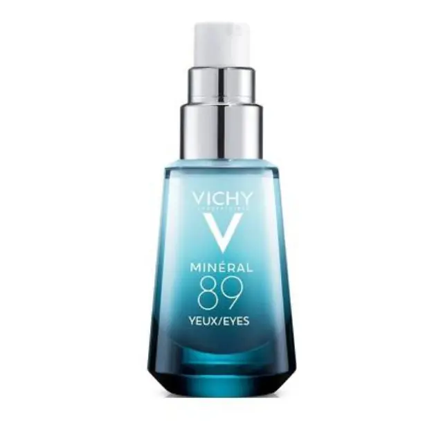 VICHY Mineral 89 Eyes Ενυδατική Κρέμα Ματιών Μειώνει τους Μαύρους Κύκλους & τις Σακούλες για Λαμπερό Βλέμμα, 15ml